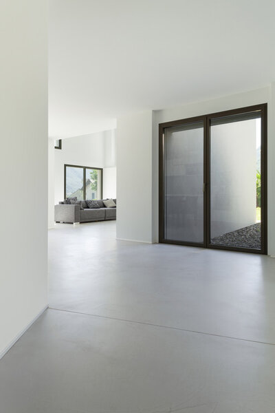 modern loft, empty hall