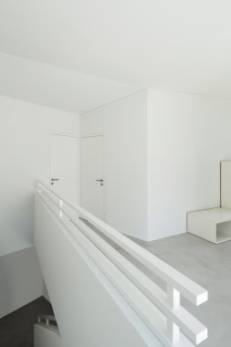 İç, modern ev, merdiven