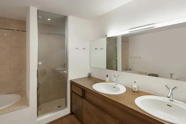 Interior, baño doméstico — Foto de Stock