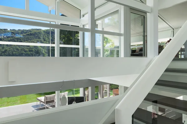 Modern house, staircase — Stock Photo, Image