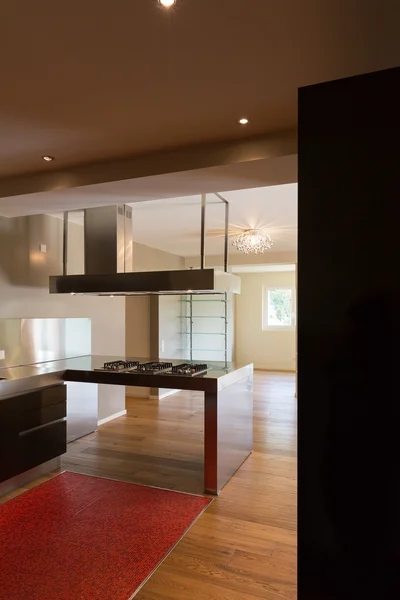 Moderní kuchyně bytu — Stock fotografie