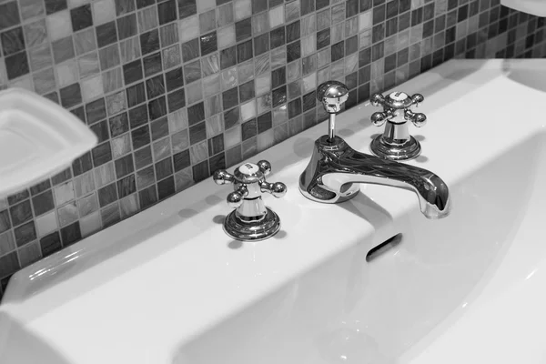 Dettaglio rubinetto, rubinetto, elementi di arredo — Foto Stock