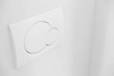 Tuvalet, bianco moderno denizden serbest bırakmak için düğme