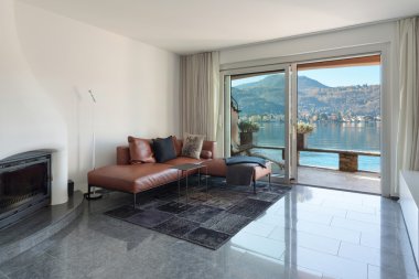 Ev, modern oturma odası iç