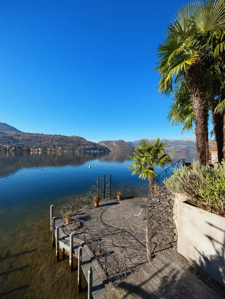 Jezero lugano, Švýcarsko — Stock fotografie