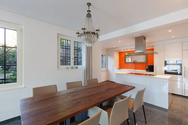 Interior of house, dining room — Stock Photo, Image