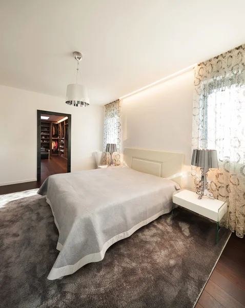 Interieur, comfortabele slaapkamer — Stockfoto