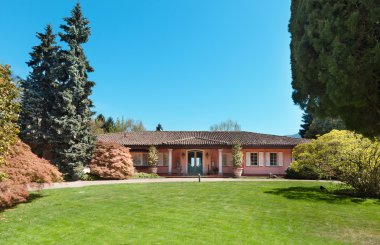 Güzel villa, açık havada