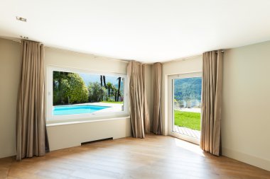 Mimari, boş oturma odası 