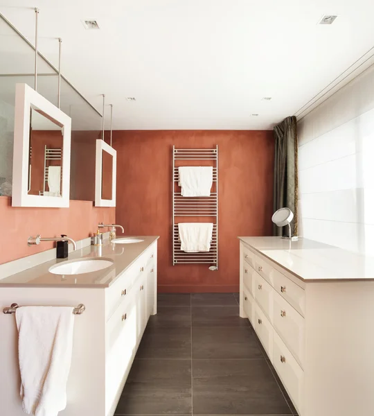 Interno, bagno confortevole — Foto Stock