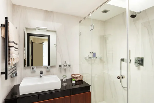 Interno, bagno confortevole — Foto Stock