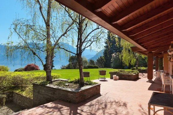 Veranda of a villa — Stock Photo, Image