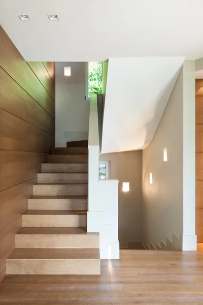 Modern house, staircase — Stock Photo, Image