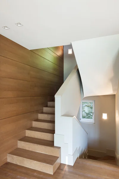 Modern house, staircase — Stock Photo, Image