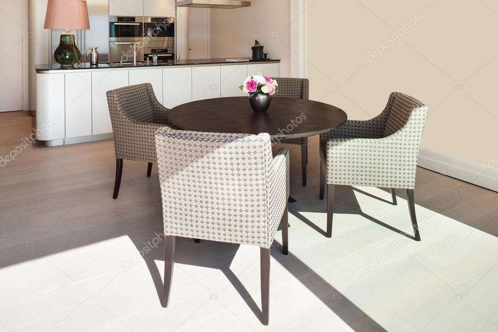 Interiors, elegant dining room