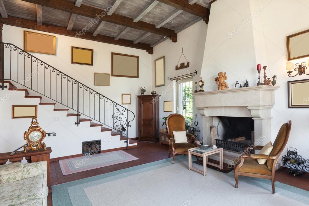 Interior of old house — Stock Photo © Zveiger #95475550