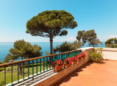 Deniz Manzaralı güzel balkon