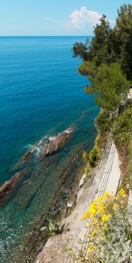 Güzel Akdeniz manzarası