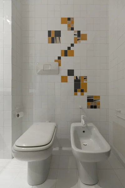Interieur, toilet, badkamer — Stockfoto