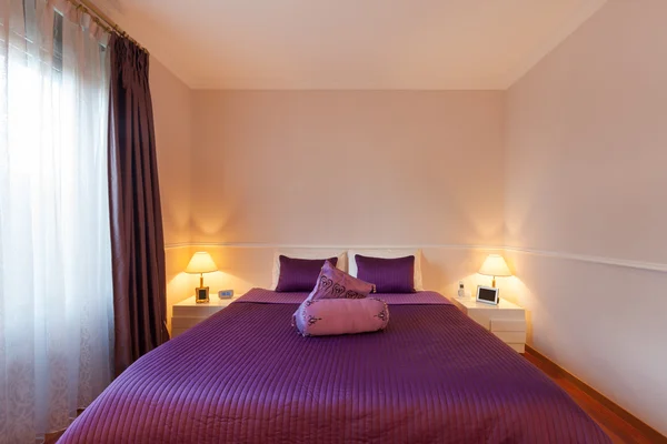 Bedroom of a modern apartment — Stock Photo, Image