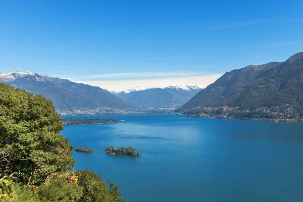 Panorâmica do Lago Maggiore — Fotografia de Stock