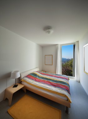 İç, konforlu yatak odası