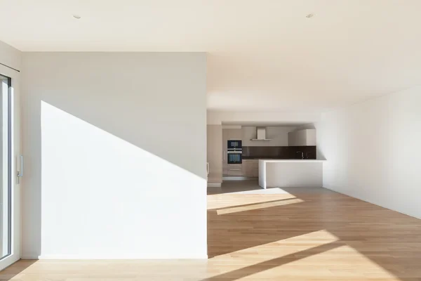 Domestic kitchen in large room — Stock Photo, Image