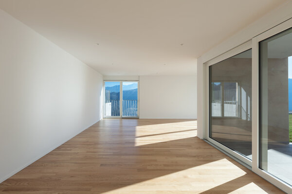 empty room of a modern apartment