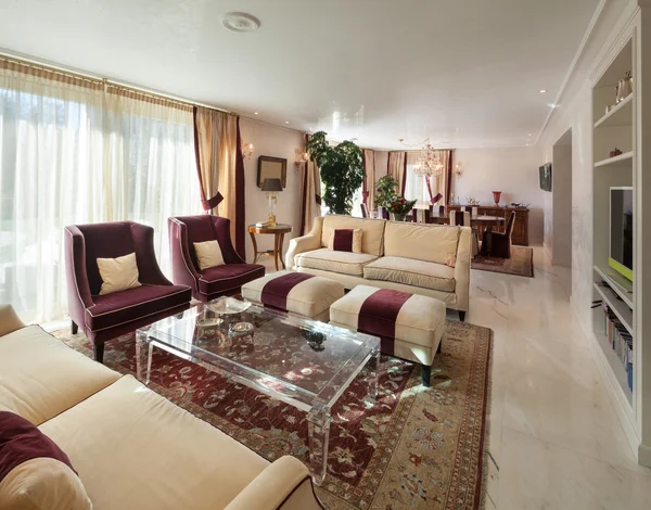Living room, classic design — Stock Photo, Image