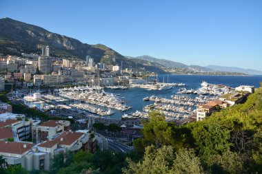 Ponorama Monaco waterfront ve yat Marina