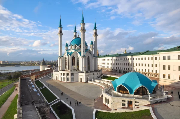 Kazan Kremlin 'deki Kul Şerif Camii. Rusya — Stok fotoğraf