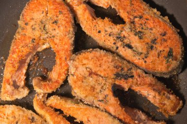 Kızarmış Balık biftek tava