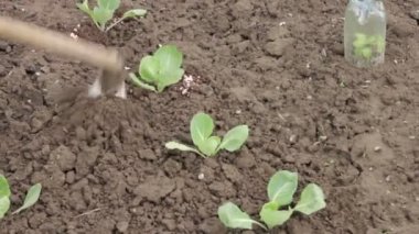 Çapayla çalışan kadın.