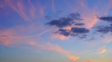 Dramatik manzara günbatımı