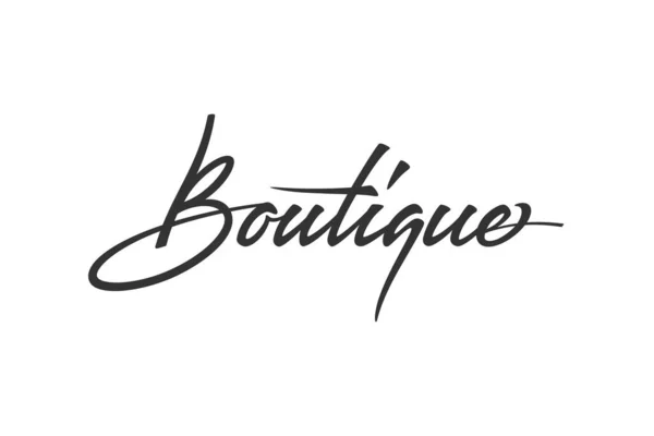 Logo boutique design — Image vectorielle