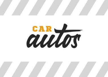 Otomatik vektör metin işareti. Freehand tipografi tasarımı