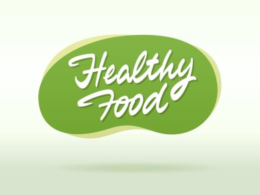 Taze yiyecek vektör yazıtları. Eşsiz el çizimi yazı tahtası.