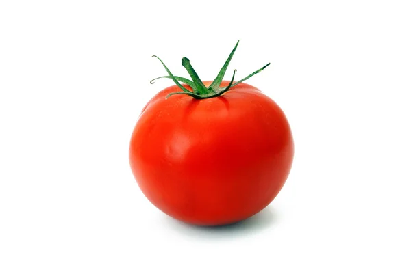 白で分離されたトマト — ストック写真