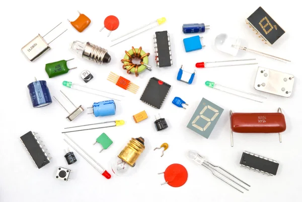 Çeşitli elektronik bileşenleri