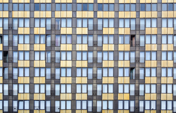 Hotel Wall Windows Pattern