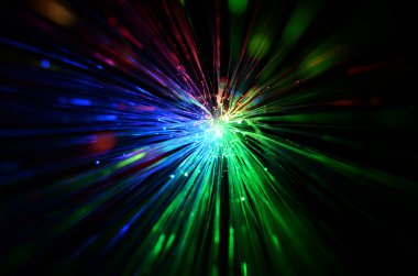 Cbstract renkli ışık