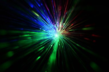 Cbstract renkli ışık