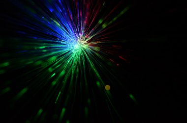 Cbstract renkli ışık