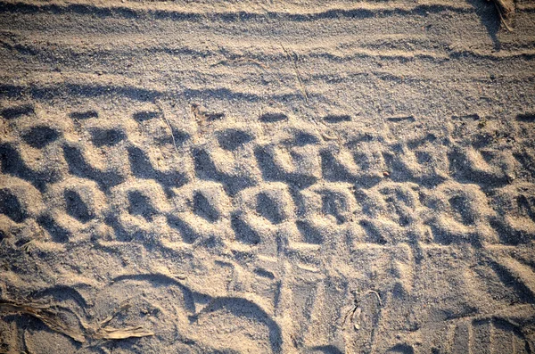 Faixas na areia — Fotografia de Stock