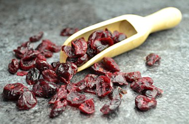 bazı kurutulmuş cranberries