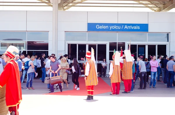 Antalya International airport welcomes visitors of Expo 2016 — Stock Photo, Image