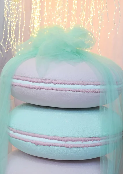 Doğum günü pastası ile şerit — Stok fotoğraf
