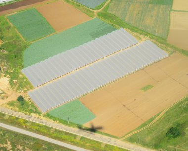 Uçaktan havadan görünümü