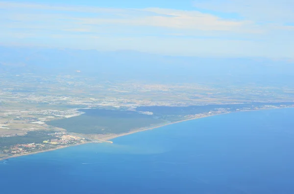 空中视图的土耳其海岸线 — 图库照片