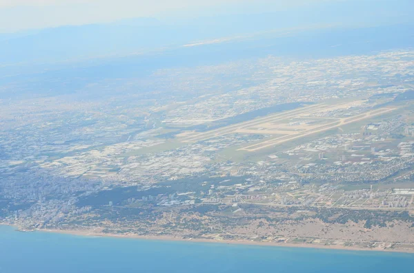 Vista aérea da costa da Turquia — Fotografia de Stock